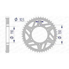 AFAM Alumínium Hátsó Láncszerkezet 13813 - 530 egyéb motorkerékpár alkatrész