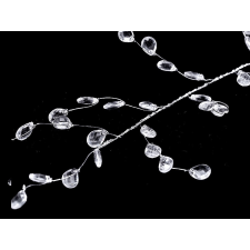  Ág csiszolt gyöngyökkel dekorációs kellék