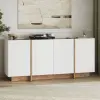 AG Dorma Komód/ konzolasztal 180 cm – Atlantic Pine / Fehér