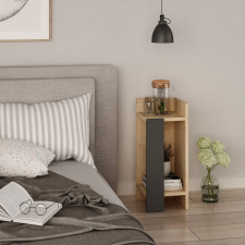 AG Éjjeliszekrény Elos Right - Oak, Anthracite bútor