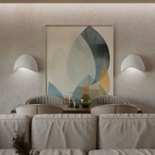 AG Fali Lámpa Szett (2 db)Wabi Sabi Shell - Fehér világítás