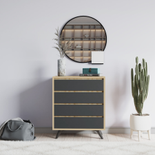 AG Komód Suvera - Oak, Anthracite bútor