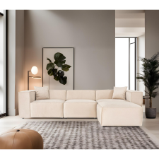 AG Sarokkanapé Lora (L1-O1-1R-POUFFE ) - Krém bútor