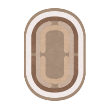 AG Szőnyeg (100 x 300), Sftkece048-Oval lakástextília