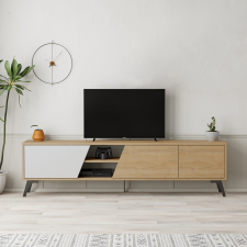 AG TV szekrény Fiona - Oak, White bútor