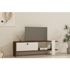 AG TV szekrény Gaye - Walnut, White bútor