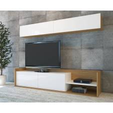 AG TV szekrény Kale - Teak, White bútor