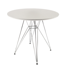 AGA Étkezőasztal 80 cm AGA MR2041-80W - Fehér bútor