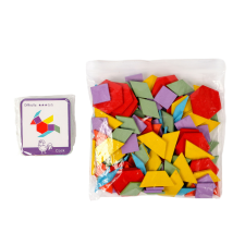 AGA Fa puzzle geometriai alakok Aga4Kids MR1546 puzzle, kirakós