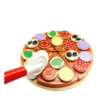 AGA Szeletelhető játék fa pizza Aga4Kids MR6039 PIZZA TOY konyhakészlet