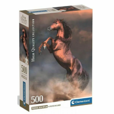 Ágaskodó barna lovas puzzle -500 darabos - Clementoni puzzle, kirakós