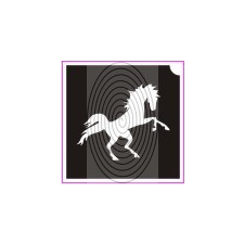  Ágaskodó ló (csss0054) csillámtetoválás