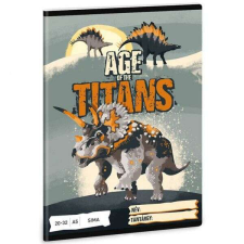 Age of the Titans dinós sima füzet - A5 - 20-32 füzet