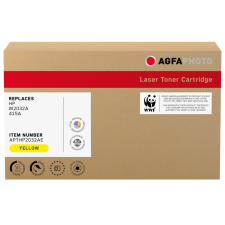 Agfa Photo AgfaPhoto (HP W2032A 415A) Toner Sárga (APTHP2032AE) nyomtatópatron & toner
