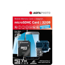 Agfaphoto AgfaPhoto 10615 32 GB MicroSDXC UHS-I Class 10 memóriakártya memóriakártya