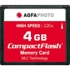 Agfaphoto Compact Flash 4 GB High Speed 120x MLC Memóriakártya (10432)