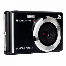  Agfaphoto Kompakt fényképezőgép - 24 Mp - 8x digitális zoom - Lítium akkumulátor - fekete kábel és adapter