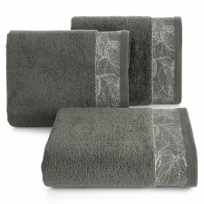  Agis jacquard törölköző Acélszürke 50x90 cm lakástextília