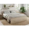  Ágy ELISA 140 x 200 cm, sonoma tölgy Ágyrács: Lamellás ágyrács, Matrac: Deluxe 10 cm matrac