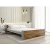  Ágy IKAROS DOUBLE 160 x 200 cm, artisan tölgy/szürke Ágyrács: Ágyrács nélkül, Matrac: Deluxe 10 cm matrac