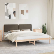  Ágykeret Kárpitozott Fejtámlával Tópszínű 180 x 200 cm ágy és ágykellék