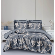  Ágyneműhuzat Allure szürké bézs nagy páfrány virágos 7 részes lakástextília