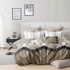  Ágyneműhuzat Almira bézs barna modern 7 részes lakástextília