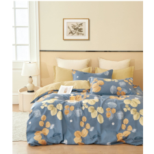  Ágyneműhuzat Jakarta Kék bézs leveles 3 részes lakástextília