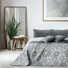 Ágytakaró ALHAMBRA szín szürke nyomott anyag mikroszálas 200x220 DecoKing lakástextília