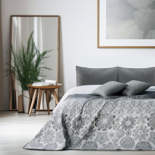 Ágytakaró ALHAMBRA szín szürke nyomott anyag mikroszálas 220x240 DecoKing lakástextília