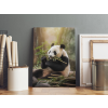 Ai Generált Állatos Vászonkép - Éhes Panda