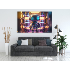 Ai Generált Fantasy Vászonkép - Robot Légy grafika, keretezett kép