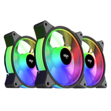 Aigo AR12 3az1-ben RGB ház hűtő ventilátor szett hűtés