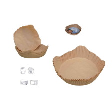  Air Fryer Sütőpapír Tálca Füllel 20cm 50 Darabos eng-536 papírárú, csomagoló és tárolóeszköz