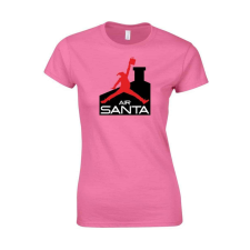 Air santa női póló - egyedi mintás, 12 szín, S-2XL női póló
