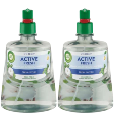 Air Wick 24/7 Active Fresh Friss Pamut Utántöltő automata légfrissítő készülékhez 2x228ml tisztító- és takarítószer, higiénia