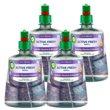 Air Wick Active Fresh Levendula mező és Harangvirág Utántöltő automata légfrissítő készülékhez 4x228ml tisztító- és takarítószer, higiénia