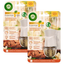 Air Wick Elektromos légfrissítő készülék Szantálfa és Lágy vanília utántöltővel 2x19ml tisztító- és takarítószer, higiénia