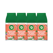 Air Wick Freshmatic Automata Légfrissítő spray utántöltő, Pezsgő őszibarack és sárgabarack (4x250 ml) tisztító- és takarítószer, higiénia