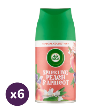 Air Wick Freshmatic Automata Légfrissítő spray utántöltő, Pezsgő őszibarack és sárgabarack (6x250 ml) tisztító- és takarítószer, higiénia