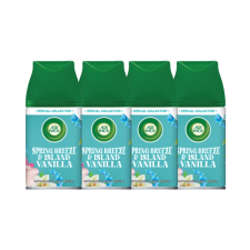 Air Wick Freshmatic Automata Légfrissítő spray utántöltő, Tavaszi szellő és vanília (4x250 ml) tisztító- és takarítószer, higiénia