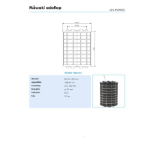 AIRA - Plazma szűrő páraelszívókhoz RONDO 1000/210 R hűtés, fűtés szerelvény
