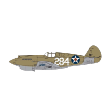 AIRFIX Curtiss P-40B Warhawk repülőgép műanyag modell (1:72) (01003B) helikopter és repülő