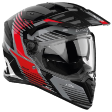 AIROH Bandit Spicy enduro bukósisak piros bukósisak