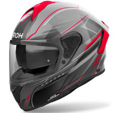 AIROH SPARK 2 Shadow zárt motoros bukósisak fényes piros bukósisak