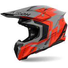 AIROH TWIST 3 Dizzy 2025 Bukósisak, matt fluo narancsszín, XL méret bukósisak