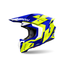 AIROH Twist 3 Dizzy motokrossz sisak fényes kék-sárga bukósisak