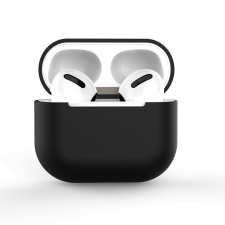  Airpods 1/2 tartó: AirPods 1/2 tartó - fekete szilikon audió kellék