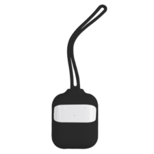  AirPods 2 Nyakba és Táskára Akasztható Szilikon Védőtok, fekete fülhallgató, fejhallgató tok