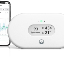AirThings View Radon - levegőminőség-figyelő biztonságtechnikai eszköz